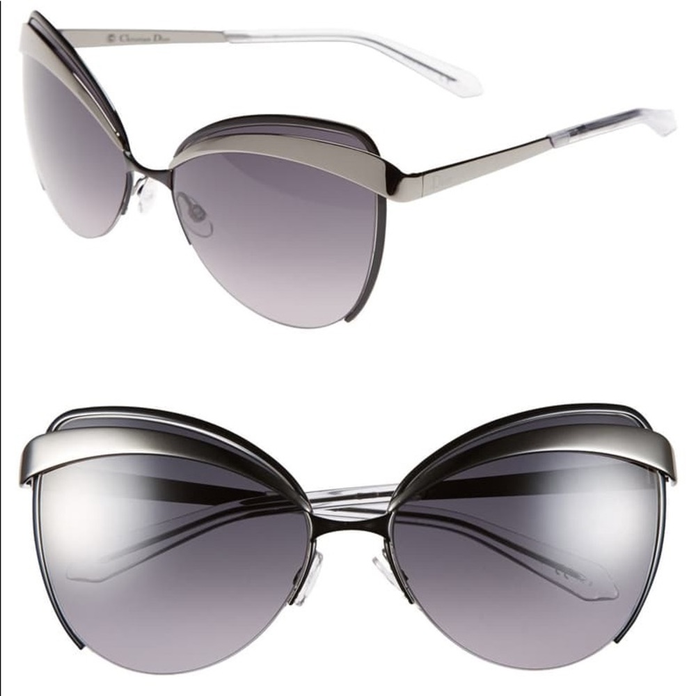 Dior Eyes 1 60mm Metal Butterfly Sunglasses